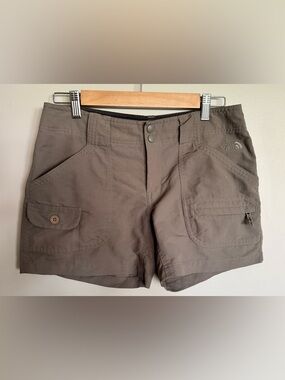 The North Face Women’s Hiking Shorts Sz 6 Olive Green Utility Cargo Trl Outdoor